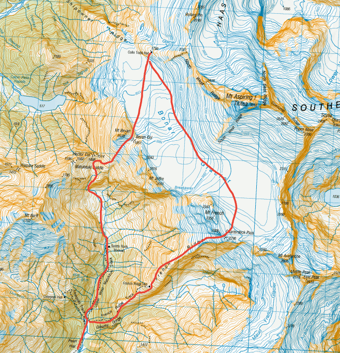 Wanaka Mountain Guides [] Aspiring Glacier Trek
